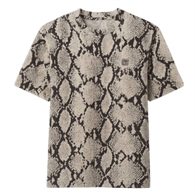 Anine Bing Avi T-shirt, Washed Python 